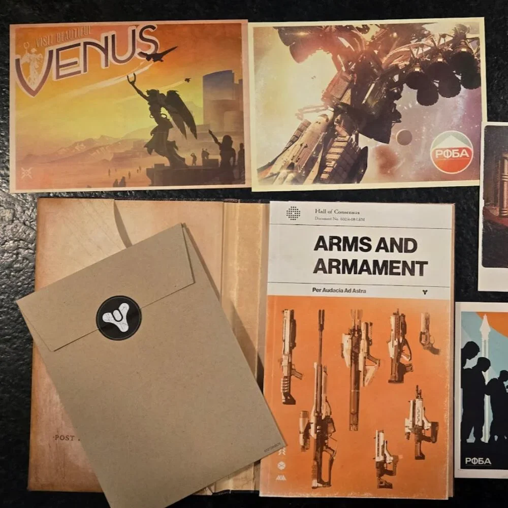 Destiny Limited Edition Folio Arms and Armament Collector Book & Postcar…‎